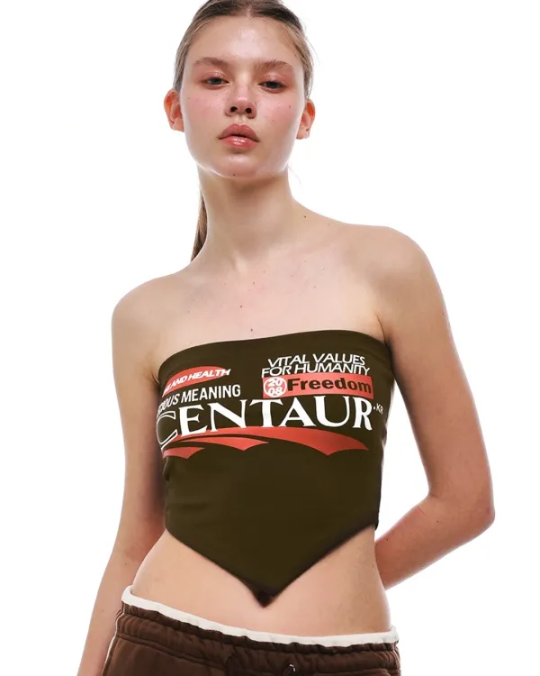 CENTAUR FREEDOM TUBE TOP_BROWN