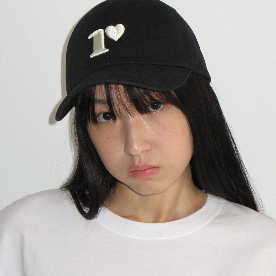 론론 R BALL CAP BLACK 상품 이미지 1