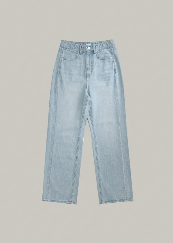 classic straight denim (light blue)