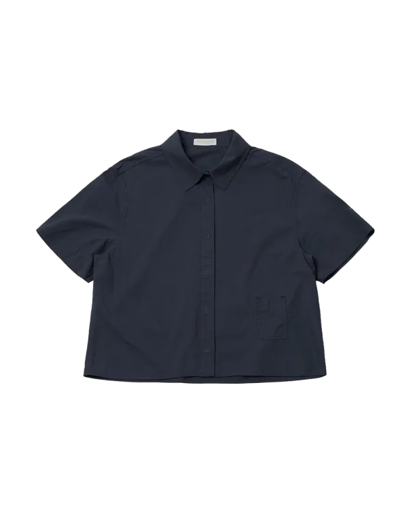 breeze cotton shirt (navy)