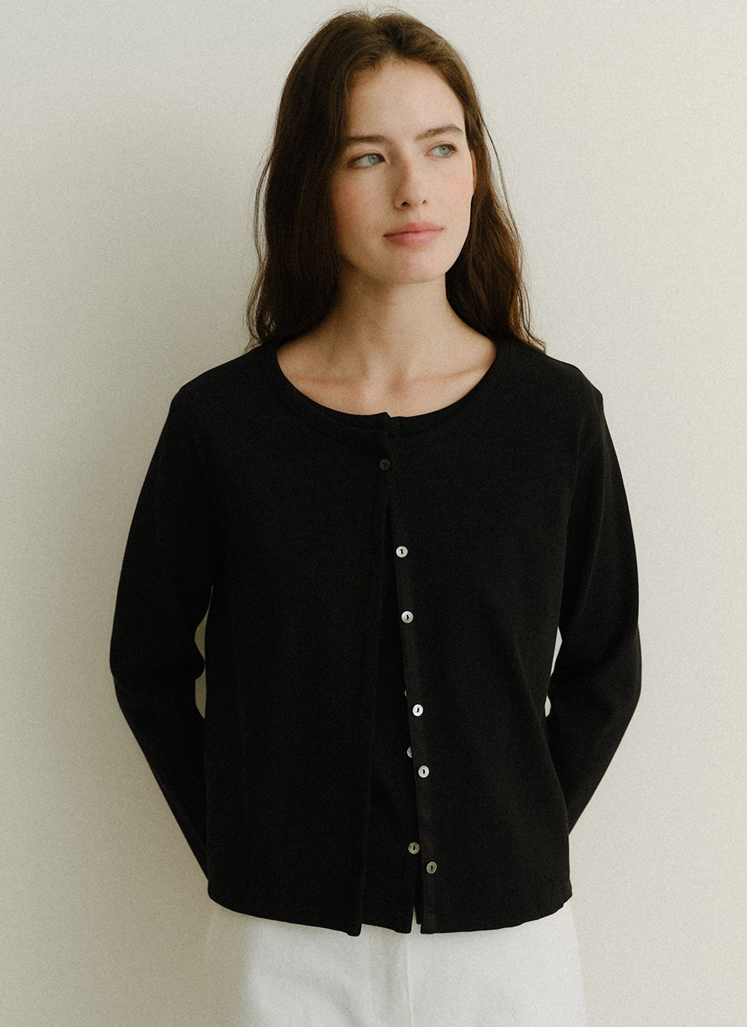 르닐 Odette Cardigan (Black) 상품 이미지 2