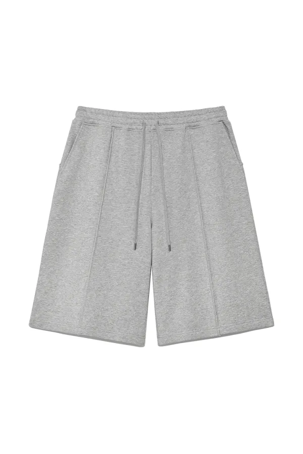 BANDING BERMUDA SWEATPANTS FOR MEN IN GREY