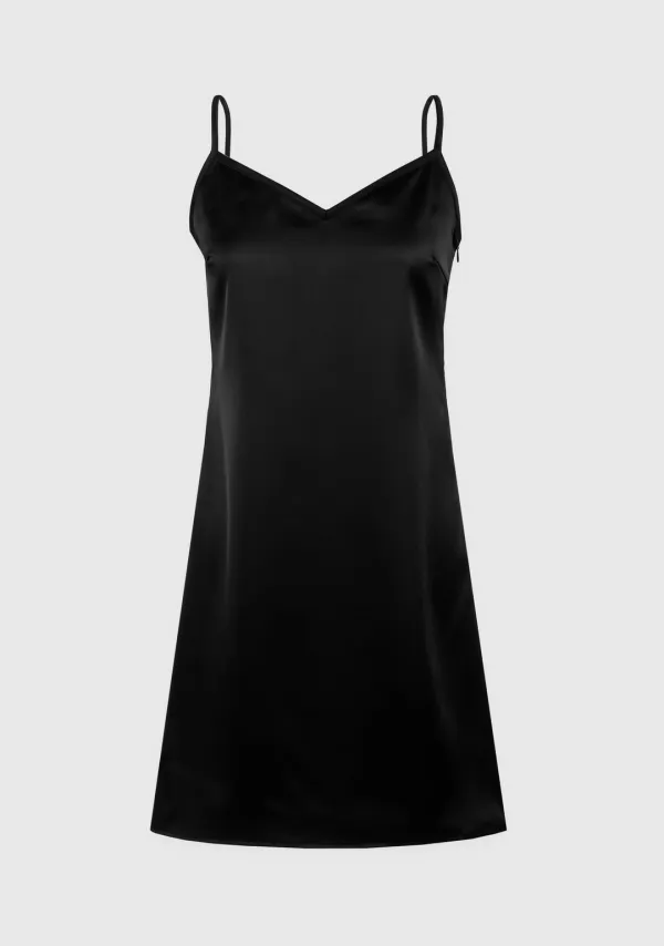 Satin Slip Dress (2colors)