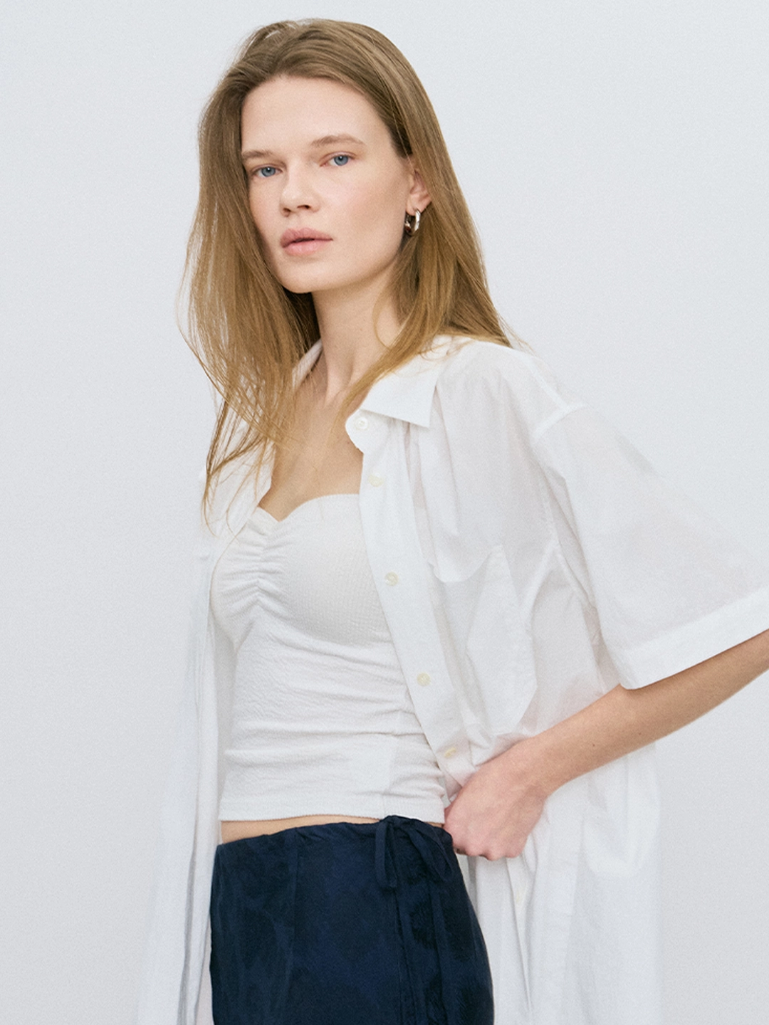 리볼드 Washing Golgi Top_(Ivory) 상품 이미지 2