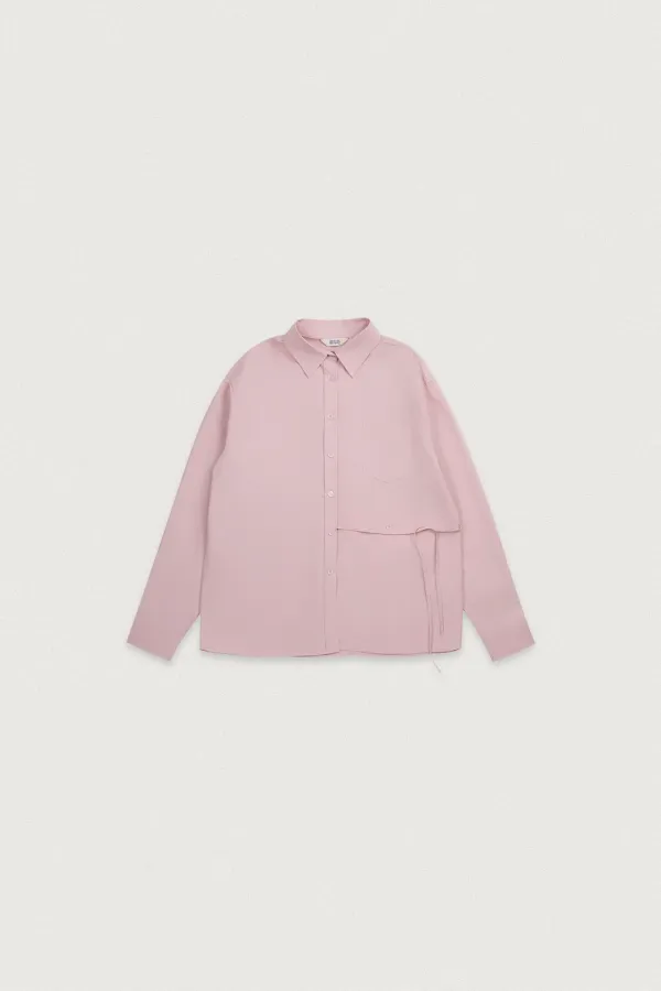 WRAP STRING SHIRT [PINK]