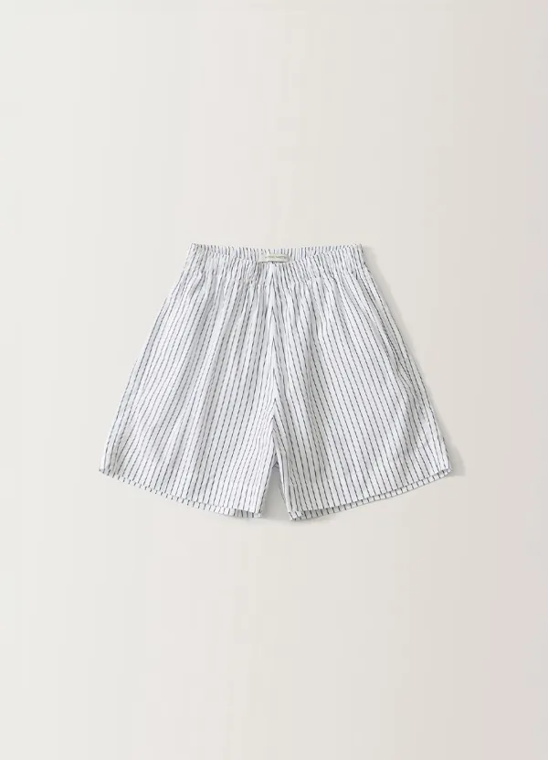 2ND/ Yaphi short pants (Navy stripe)