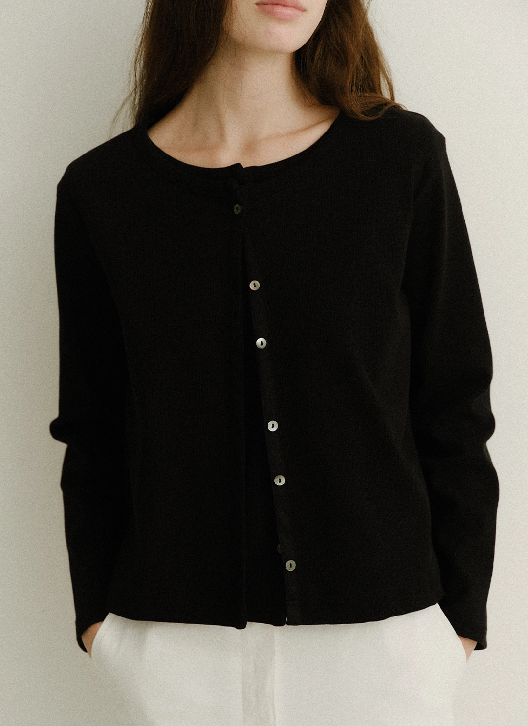 르닐 Odette Cardigan (Black) 상품 이미지 3