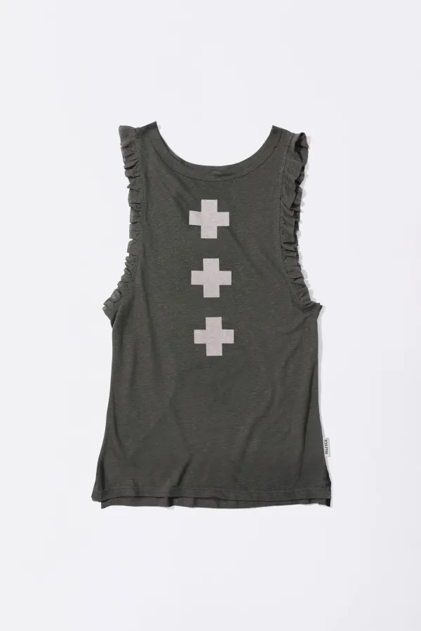 Emergency Muscle Tank Top Charcoal