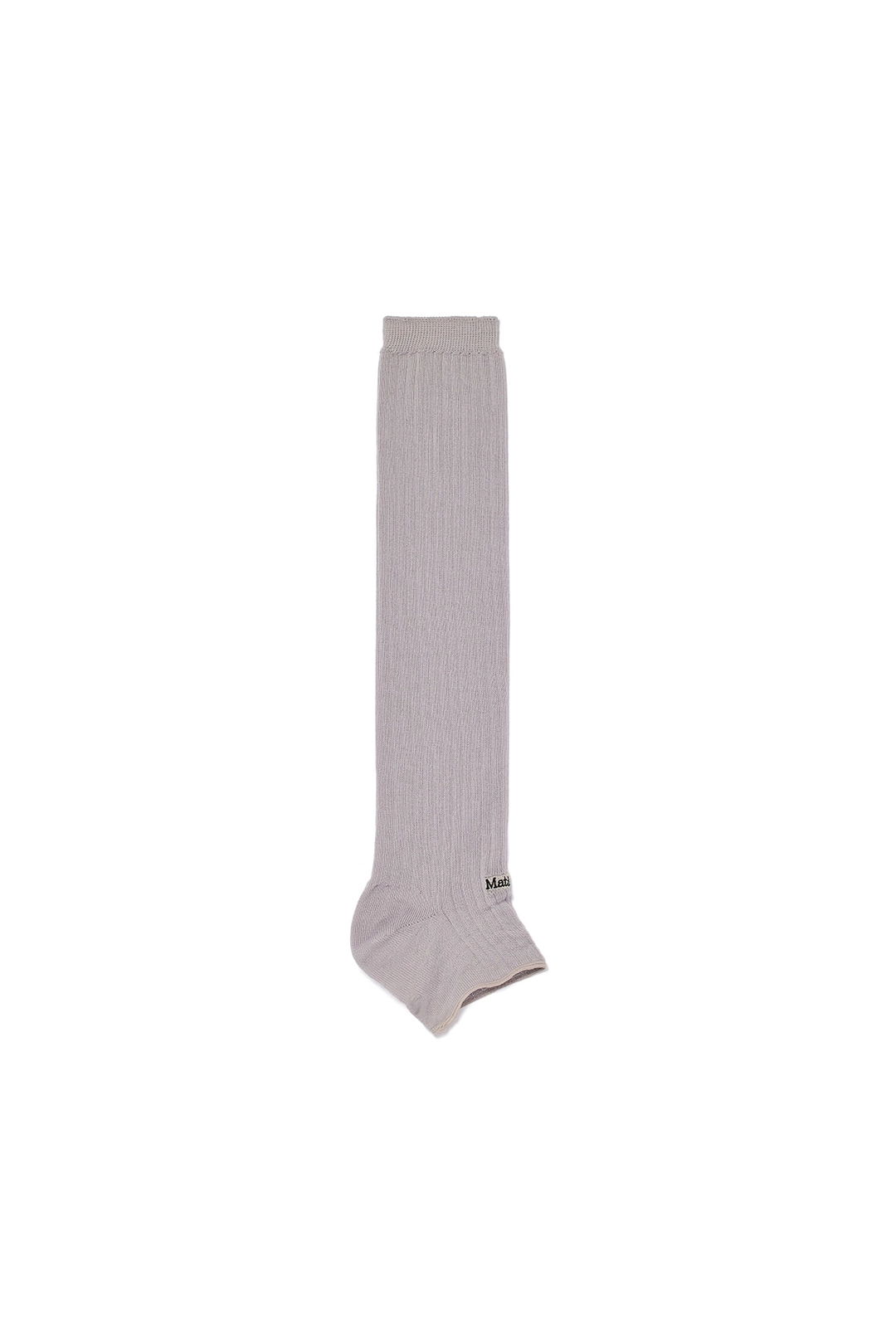 마뗑킴 SOFT WARMER HALF KNEE SOCKS IN GREY 상품 이미지 2