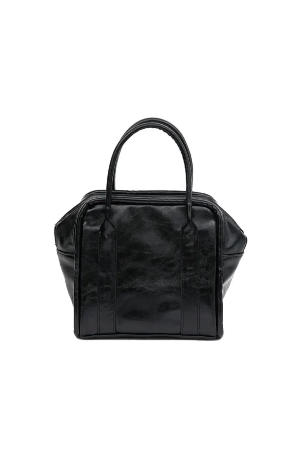 [9차 재입고] 미니 박스 백 mini box bag (crinkle black)