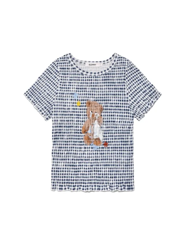 CRYING BABY SMOKE TOP (NAVY)