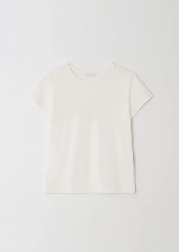 [30%] essential silket t-shirts-ivory