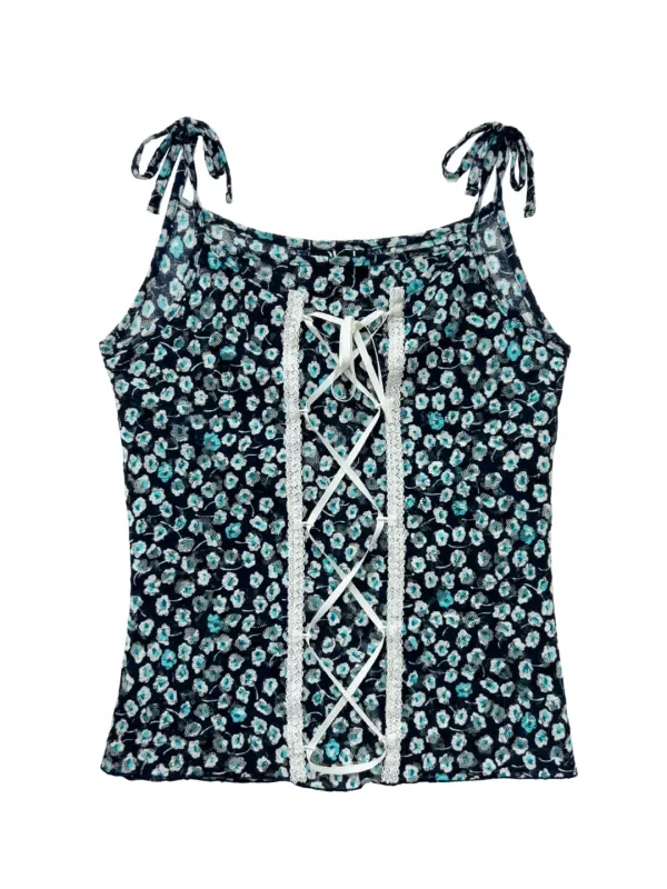 SARA LACE UP SLEEVELESS