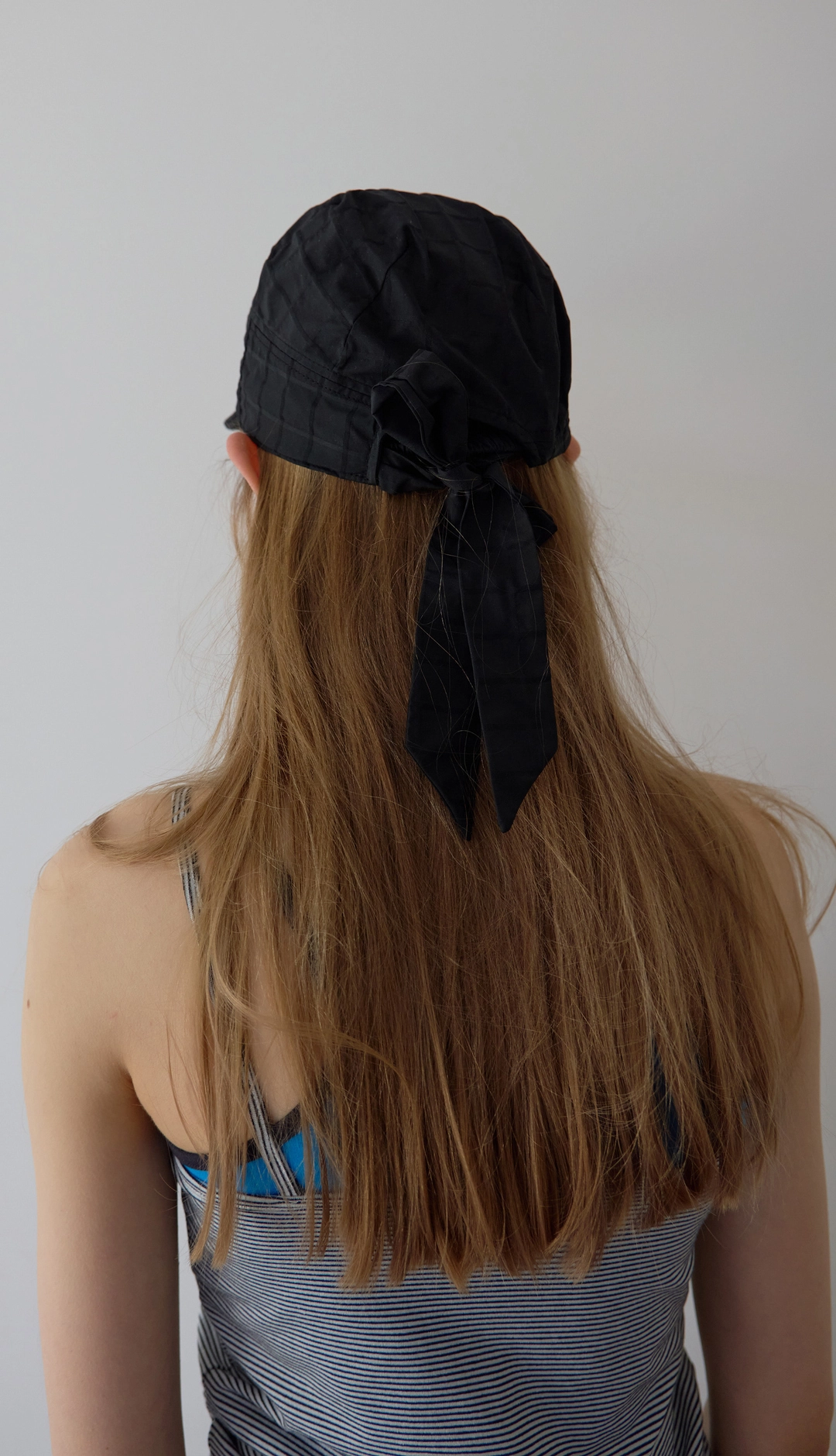 노컨텐츠 219. Ribbon Plain Cap _ Black 상품 이미지 2