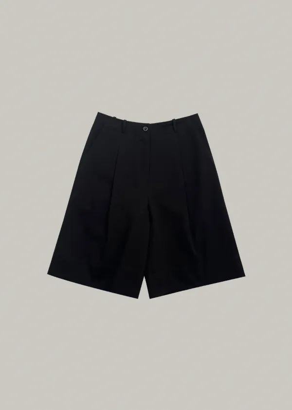 minimal half pants (black)