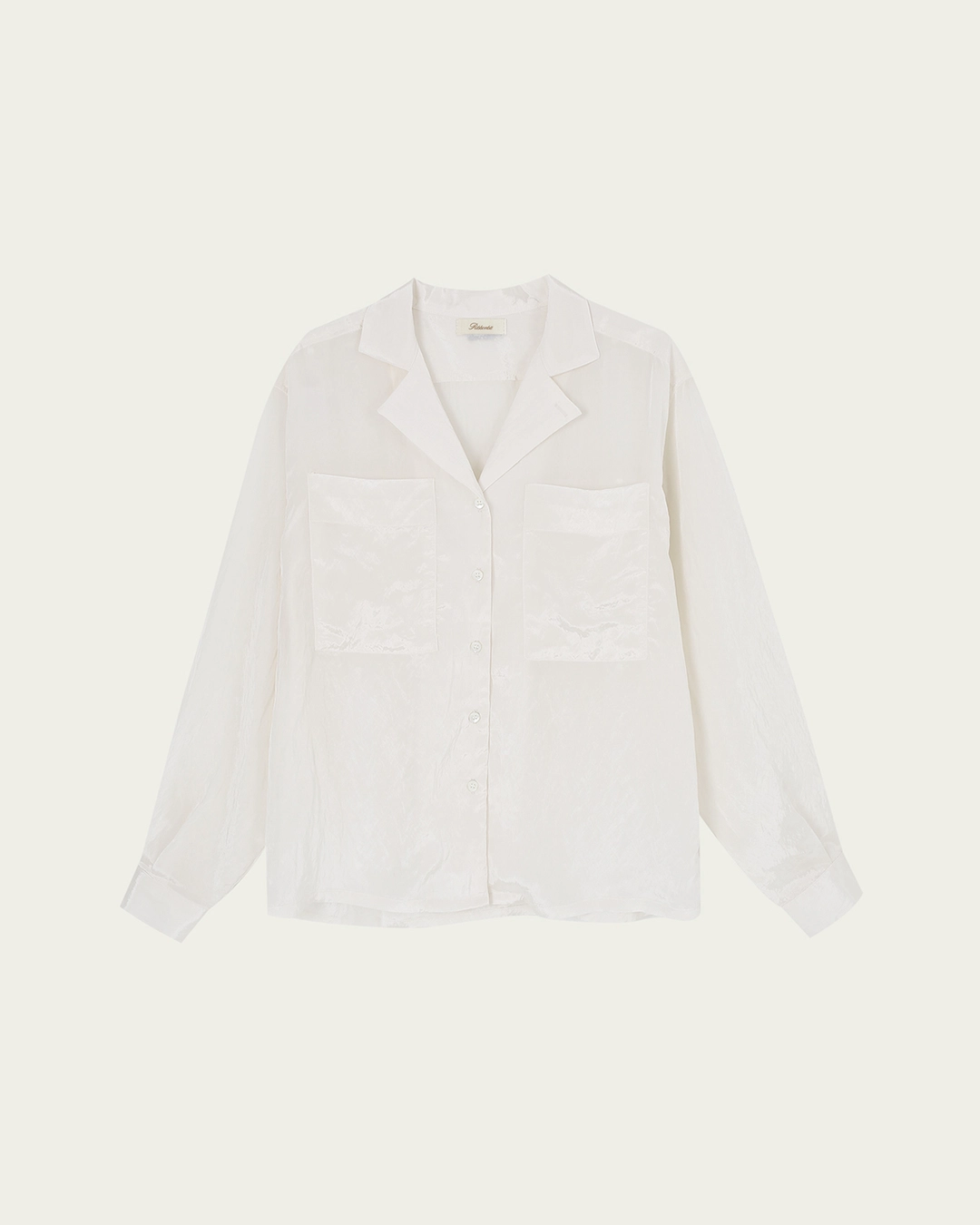 Maze Pocket Blouse - Ivory