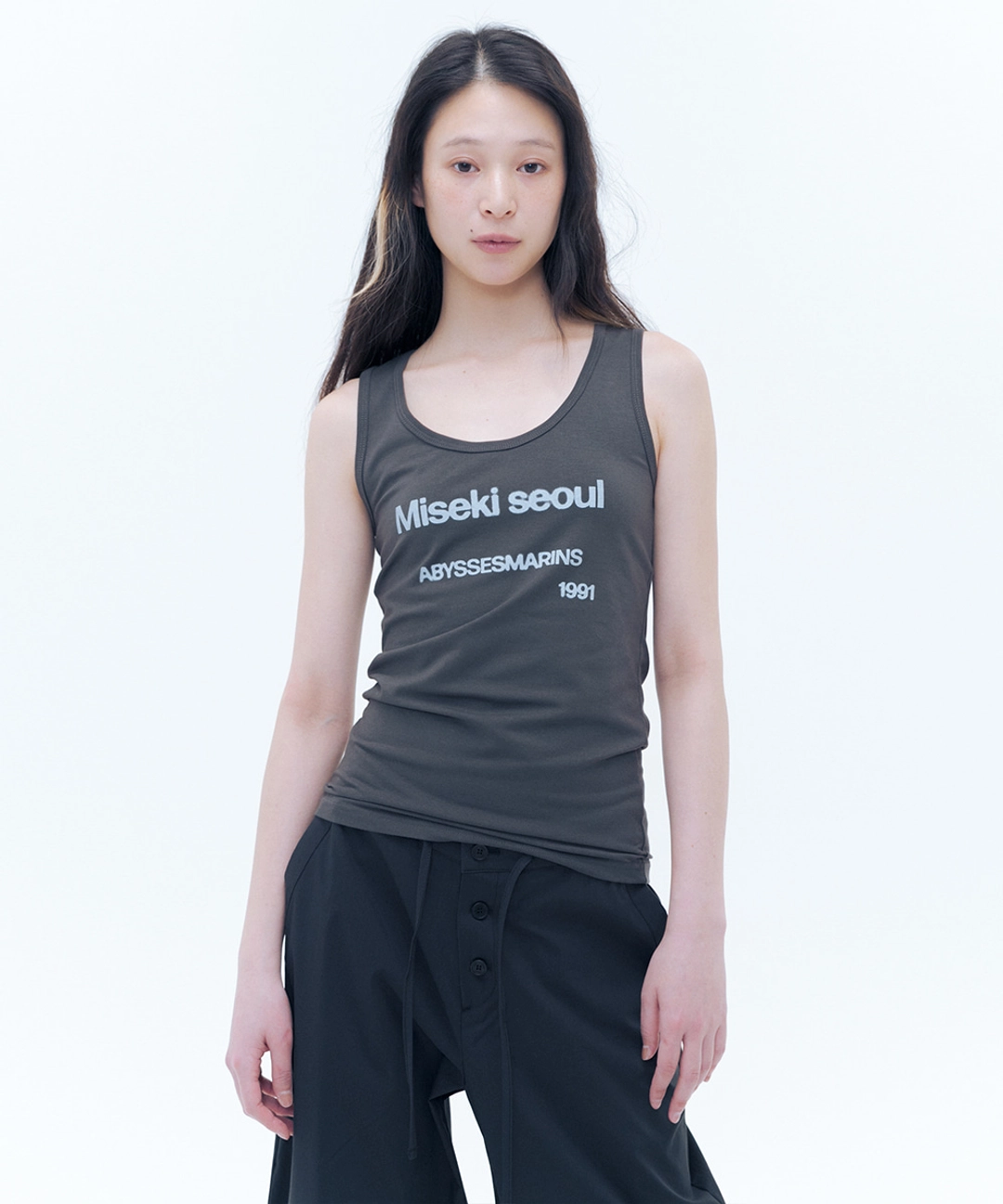 미세키서울 Abyssesmarins relax sleeveless CHARCOAL 상품 이미지 1