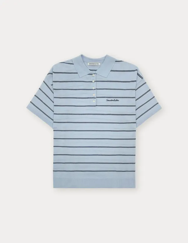 Champ Stripe Knit - Light Blue
