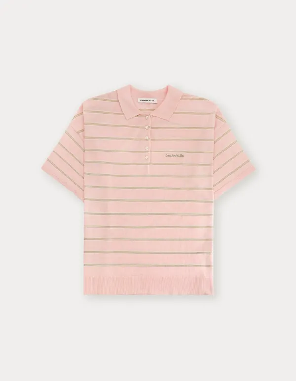 Champ Stripe Knit - Pink
