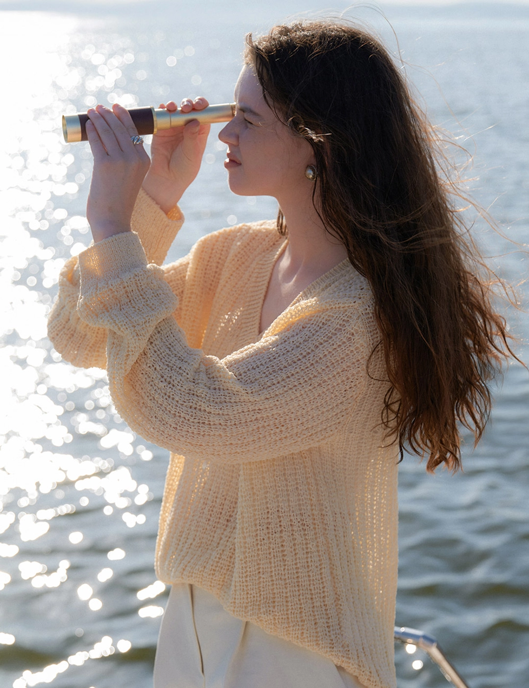 노미나떼 Pantheon Vneck Knit (Lemon) 상품 이미지 2