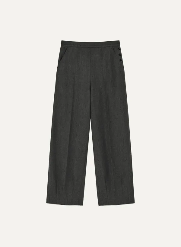 Gusta Tailor Pants Melange-Gray