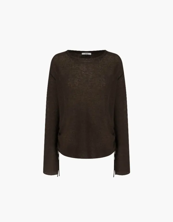 string skashi pullover - brown