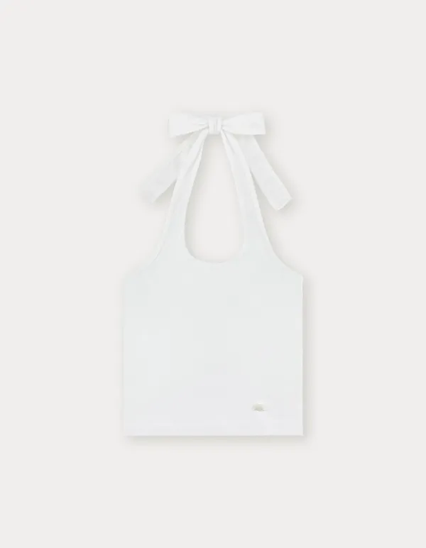 Halter Pendant Sleeveless - Ivory