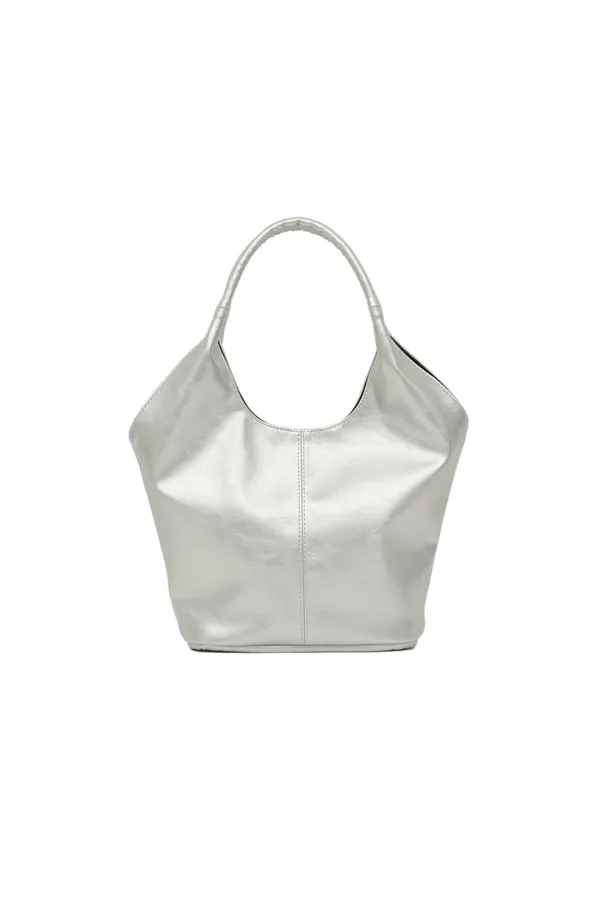 미니 베이스 백 mini vase bag (silver)