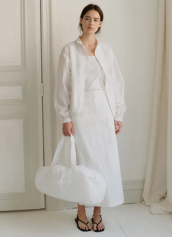 Cocoon Nylon Duffle Bag (Ivory)