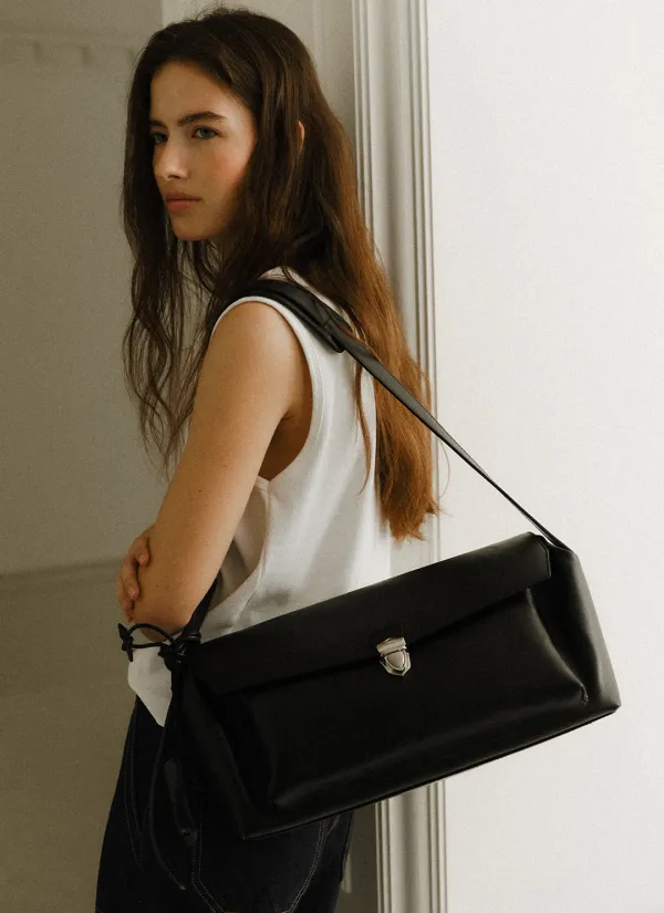 90s Vegetable Leather Camera Bag & Lip Case Set