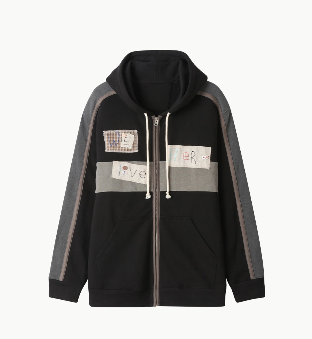 톤세 AMED PATCH HOOD ZIP-UP 상품 이미지 1