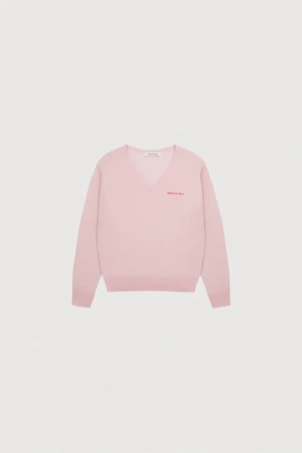 VISCOSE V-NECK KNIT