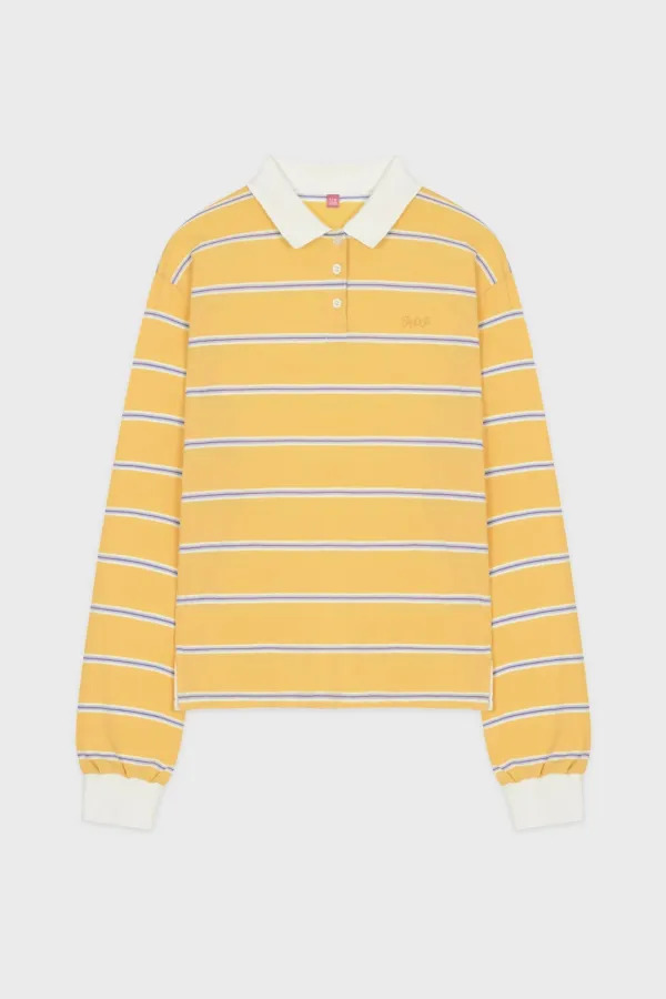 Stripe PK Shirt (Yellow)