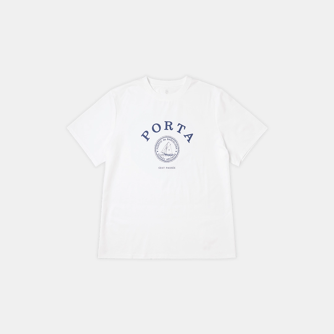 시야쥬 SITP5212 바르셀로나 씨티 티셔츠_Ivory 상품 이미지 3