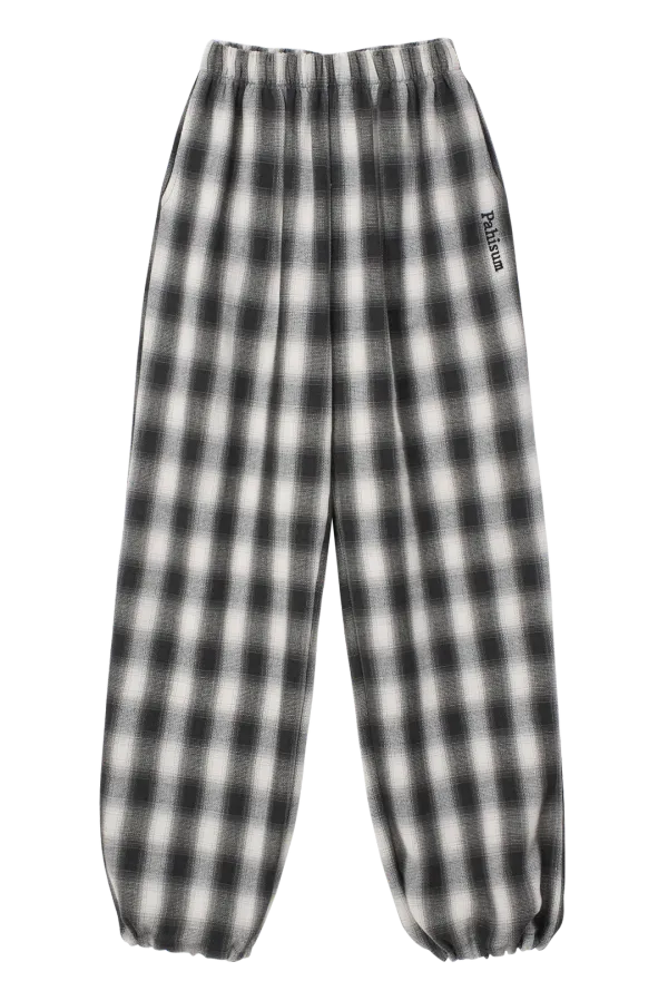 CHECK EASY PANTS_BLACK