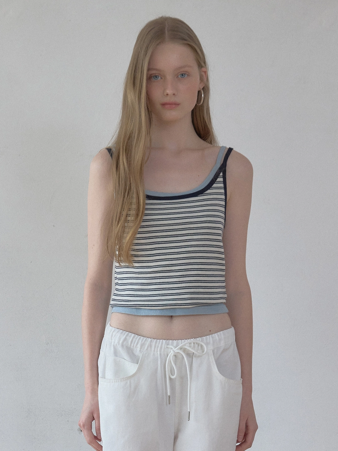 헤더먼트 stripe camisole (navy) 상품 이미지 1