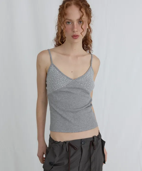 BABY FLOWER SLEEVELESS - GREY