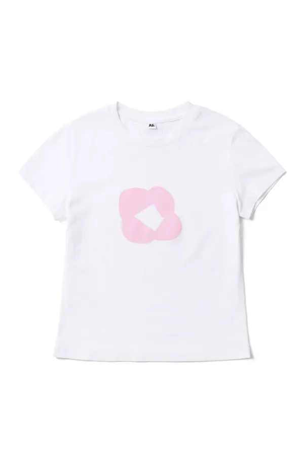 [효민 착용] Baby Flower Tee White