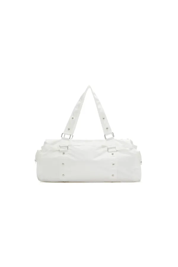 LOGO DUFFLE BAG IN WHITE