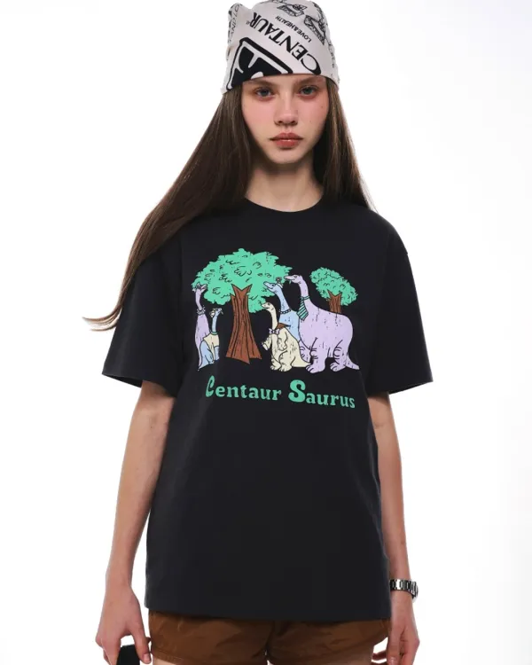 CENTAUR SAURUS T-SHIRT_CHARCOAL