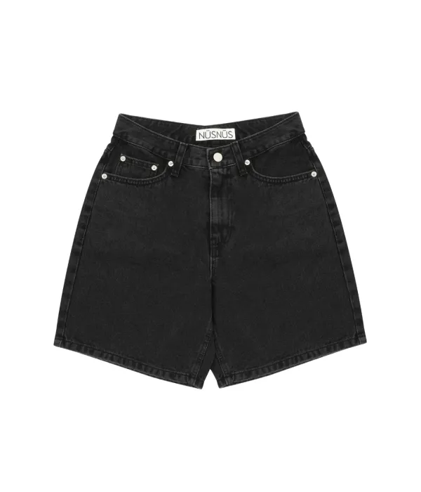 Modern Black Jeans Shorts