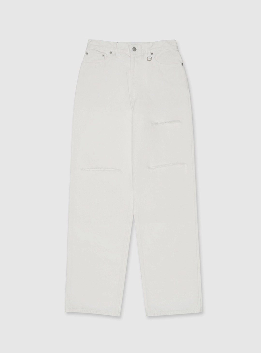 Destroyed Denim Pants (Off White)