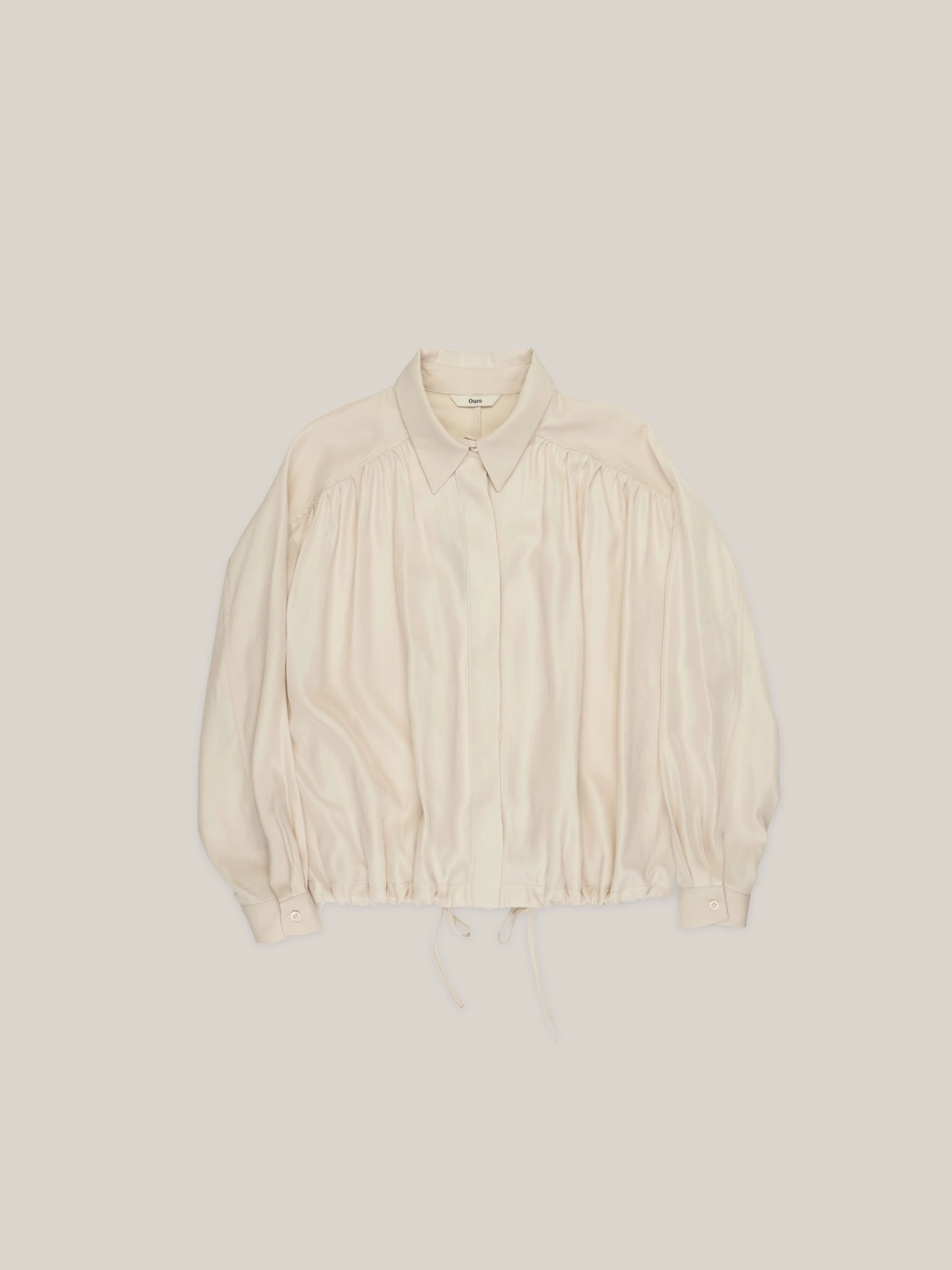 SHIRRING STRING BLOUSE