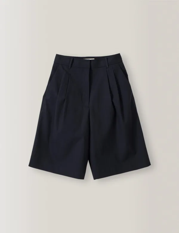 Potter Cotton Bermuda Pants (Navy)
