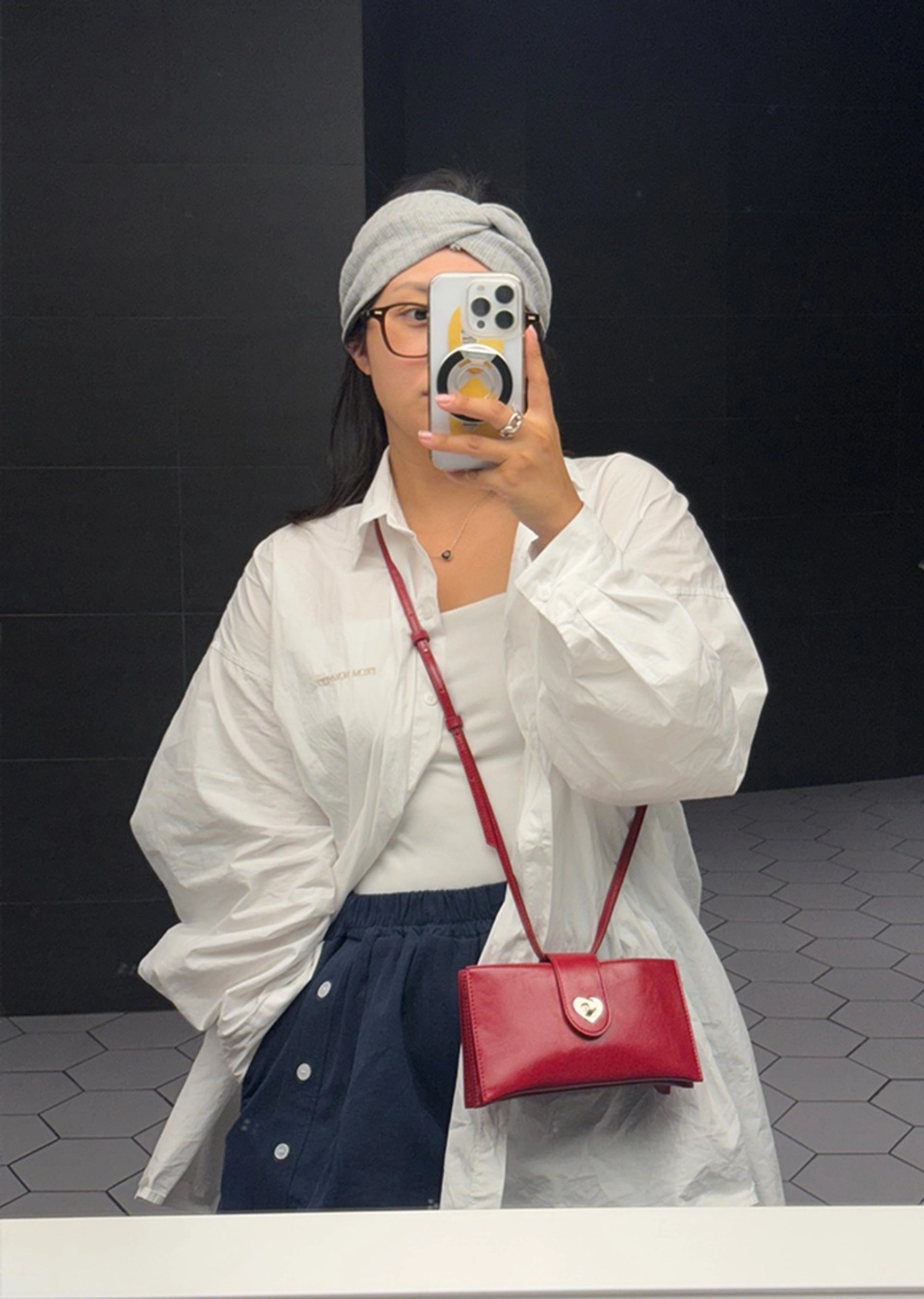 아노에틱 ANC TRAVEL PASSPORT BAG_RED 상품 이미지 2