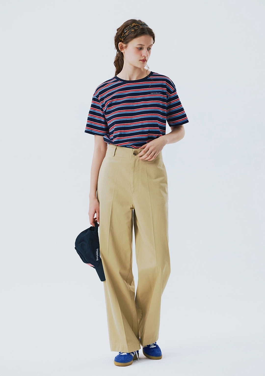 오픈도어 Basic back point pants Beige 상품 이미지 2