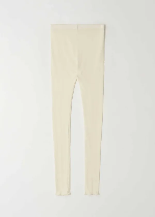 Ribbed Legings(Cream)