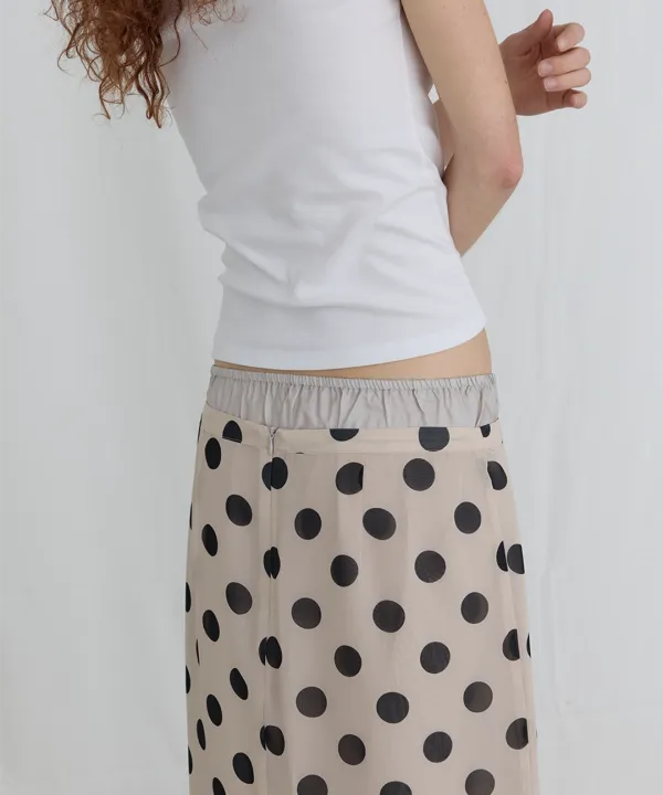 LAYERED POLKA DOT SKIRTS