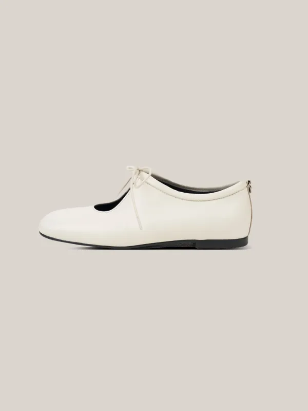 TIE FLAT[ CREAM ]