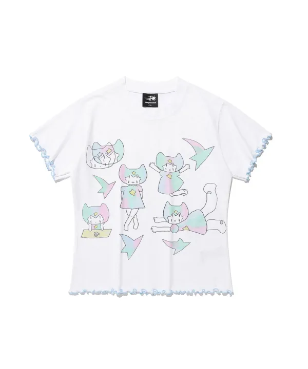 mimichan stardust ffome tee[white]
